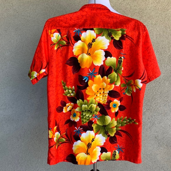 🌺Hawaiian Wedding Honeymoon Set Dress & Shirt 60s - Picture 14 of 16